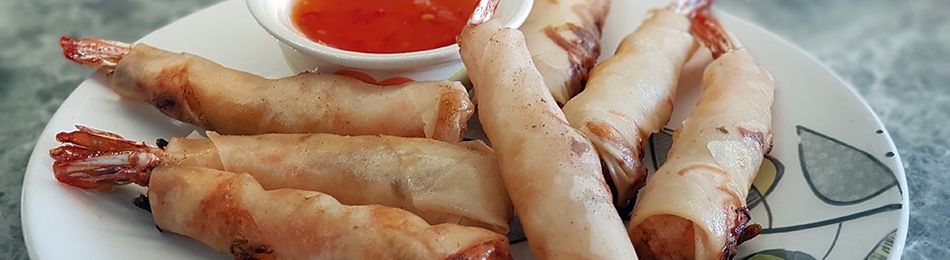 The ThaiWay King Prawn Spring Wrap